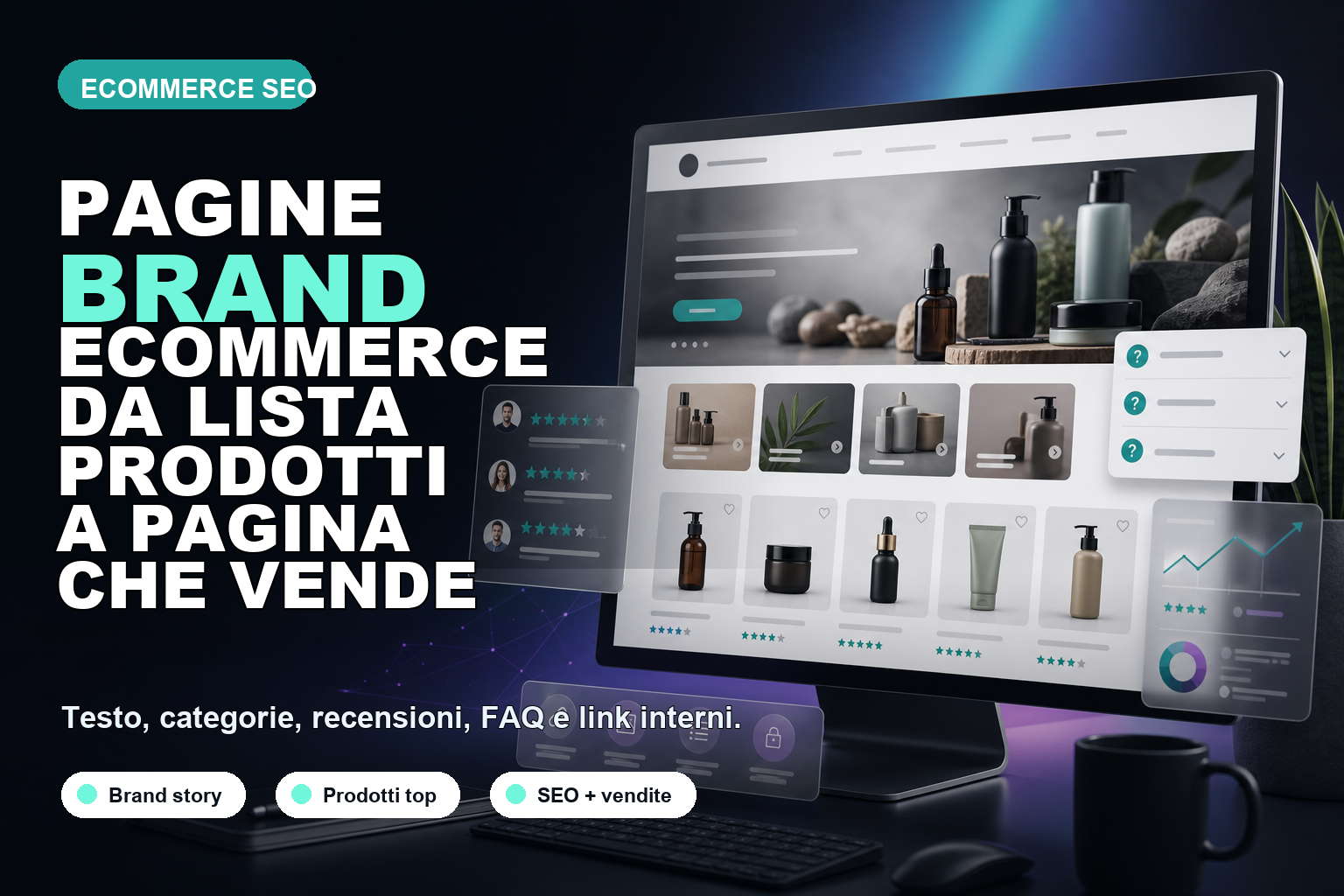 Pagine brand eCommerce trasformate da lista prodotti a pagina SEO che vende