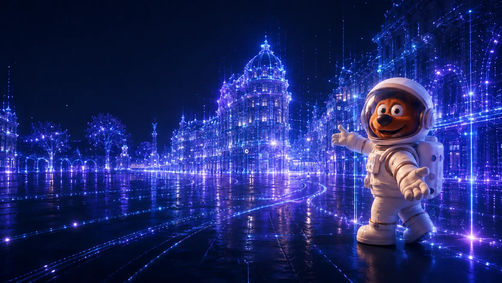 A connected city where technology and the real world work together